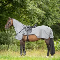 BUSSE Ausreitdecke FLEXI FLY III, grau - 155 cm