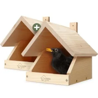 WILDLIFE HOME Nistkasten für Amseln | 2er Set