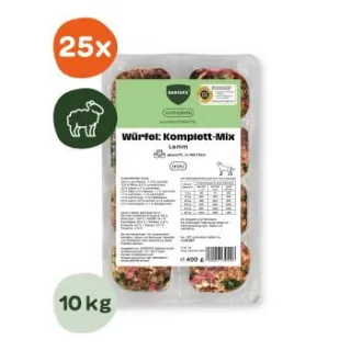 BARFER'S Würfel: Komplett-Mix Lamm 25x400 g