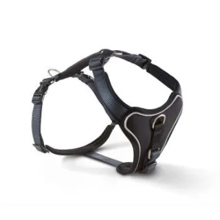 Wolters Professional Comfort Hundegeschirr schwarz/ graphit XXXS