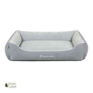 Doctor Bark Hundebett GreenLabel hellgrau L