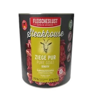 Fleischeslust Sensitiv Nassfutter Dose Ziege pur 6x800 g