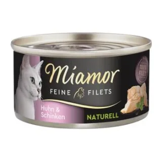 Miamor Feine Filets Naturelle Huhn und Schinken 48x80 g