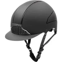 SWING Reithelm H24 chrome, schwarz matt - 51 - 55 cm