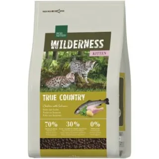 REAL NATURE WILDERNESS Trockenfutter Katze, Kitten, True Country, Huhn mit Fisch 2x7 kg
