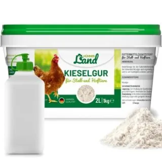 HÜHNER Land Natürliche Kieselgur 1kg