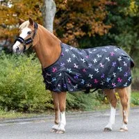 QHP Regendecke turnout Isalyn 100gr, Unicorn Dream - 135 cm