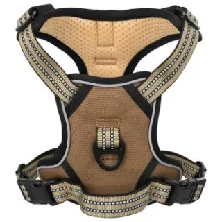 VidaXL Hundegeschirr braun XL