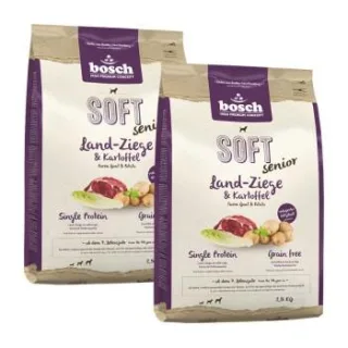bosch Soft Senior Land-Ziege & Kartoffel 2x2,5 kg
