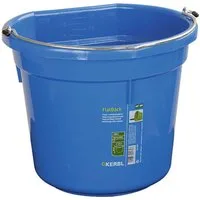 Kerbl Futter- und Wassereimer FlatBack - blau