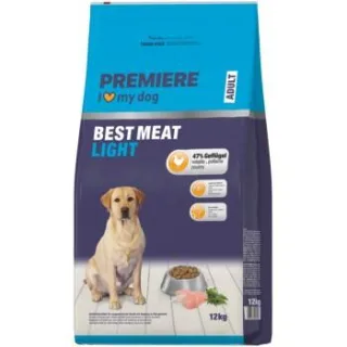 PREMIERE Best Meat Trockenfutter Hund Adult Light Geflügel 12 kg