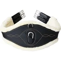 Kentucky Horsewear Lammfellgurt "Anatomic" schwarz - 130 cm