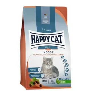 HAPPY CAT Trockenfutter Katze Adult, Indoor, Atlantik-Lachs 4 kg