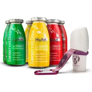 SmoothieDog Klassik + Doggyroller Rosa Gr. M