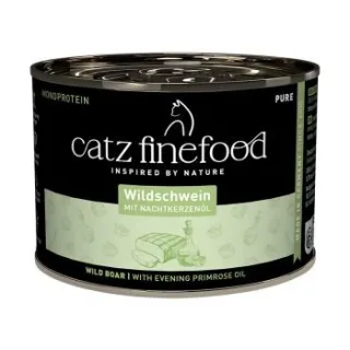 Catz finefood Nassfutter Katze Pure Adult Wildschwein 24x200 g
