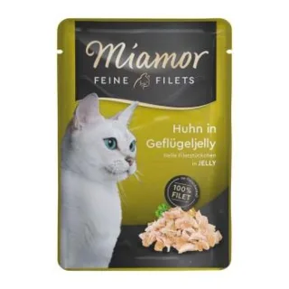 Miamor Feine Filets in Jelly Huhn in Geflügeljelly 24x100 g