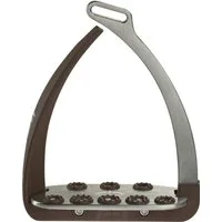 VEREDUS Steigbügel Steel1 Brown - 1 Paar