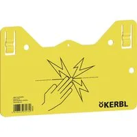 Kerbl Warnschild, 2-seitig bedruckt - 1 Stk