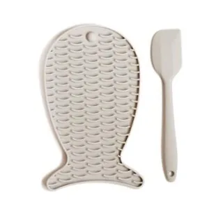 Minty&Marla Schleck Set mit Spatel Katze beige