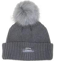 Kentucky Horsewear Mütze mit Fell - grau