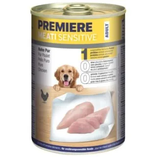 PREMIERE Meati Sensitive Pur Nassfutter Hund, Adult, Huhn pur 24x400 g