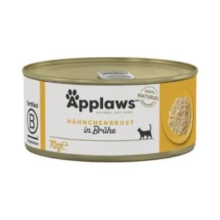 Applaws Nassfutter Katze Adult in Brühe Hühnerbrust 96x70 g