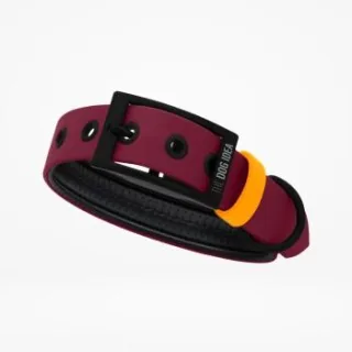 THE DOG IDEA Biothane Halsband Bordeaux XXL