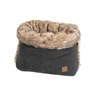 PET & Co. Pet & Co Hunde Kuschelkordel (Kunstfell) hellgrau/ dunkelgrau M