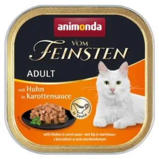 animonda Vom Feinsten Nassfutter Katze, Adult, Huhn 32x100 g