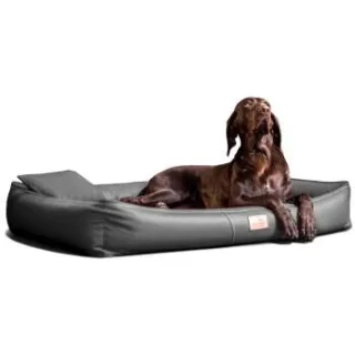 Tierlando CLIFFORD LATEX - Orthopädische Hundematratze schwarz/ graphit 85 cm, 16 cm, 60 cm
