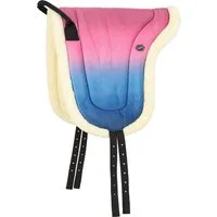 QHP Bareback Pad Rosalynn, Rosa/blau - Shetty