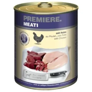 PREMIERE Meati Nassfutter Hund, Adult, Huhn 24x800 g