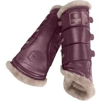 ESKADRON Gamaschen GLAMSLATE FAUXFUR, cassis - XL