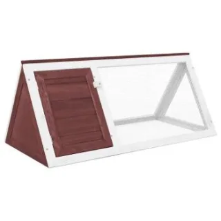 VidaXL Holz Kaninchenstall / Kleintierstall altrosa