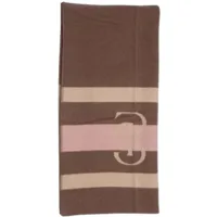 PS of Sweden Wolldecke gestreift - tender taupe