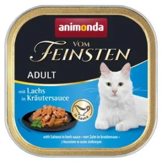 animonda Vom Feinsten Nassfutter Katze, Adult, Lachs 32x100 g