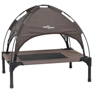VidaXL Hundebett braun 62 cm, 70,5 cm, 62 cm