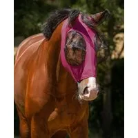 QHP Fliegenschutzmaske Super Bug, Rosa - Extra-Full