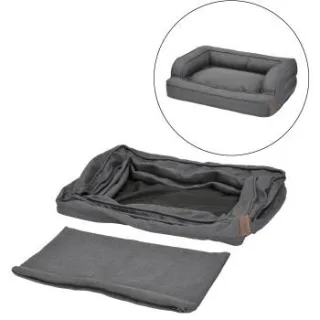 more LIFESTYLEPETS Ersatzbezug für Liegeplatz Comfort Deluxe grau L