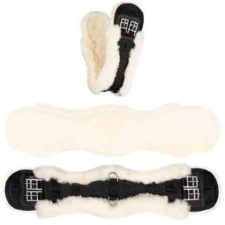 Equinate Kurzgurt Luke anatomisch Lammfell naturfarben 50 cm