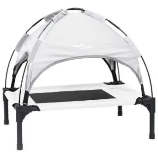 VidaXL Hundebett grau 62 cm, 70,5 cm, 62 cm