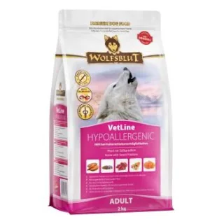 WOLFSBLUT Adult VetLine Hypoallergenic, Pferd 2 kg