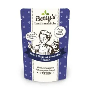 Betty's Landhausküche Frischebeutel Huhn & Fasan 12x100 g