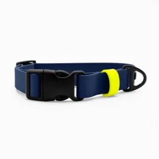THE DOG IDEA Biothane Halsband Navy Klickverschluss M