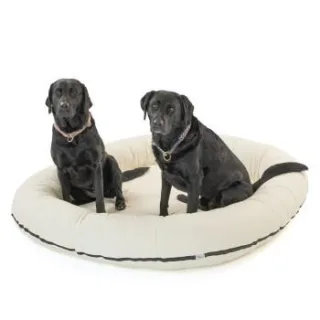 Wallace & Jones orthopädisches Hundebett Bolton creme L