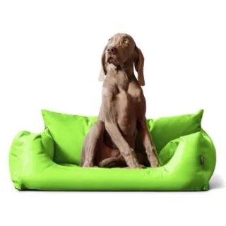 Tierlando NEMO Hundebett Hundesofa S M L Hundekorb Katzenbett 65 80 100cm kiwi 80 cm, 22 cm, 60 cm