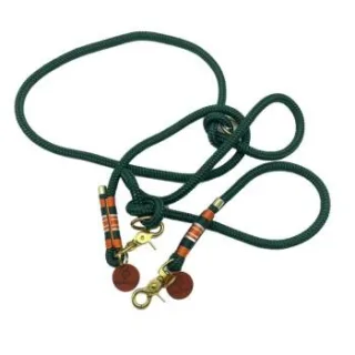 Wildfang Hundeleine "Wandergeflüster" aus Tau dunkelgrün 2,3 m, 3 cm