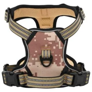 VidaXL Hundegeschirr braun/ beige L