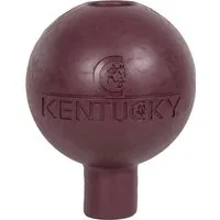 Kentucky Horsewear Leine & Wandschutz Gummiball, S, 11.5cm - bordeaux