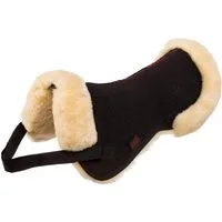 Christ Sattelpad "Ultra Rand WB" - schwarz/natur